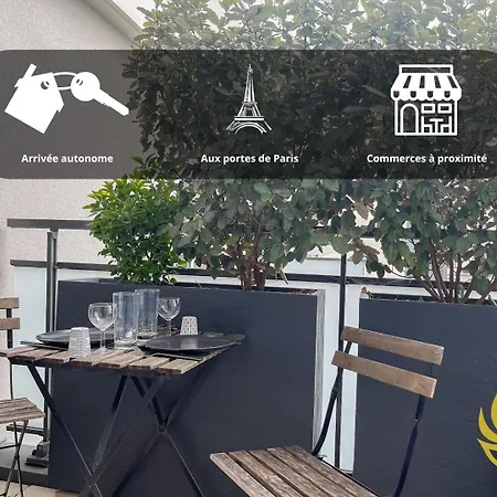F2 Ideal Aux Portes De Paris Apartment *